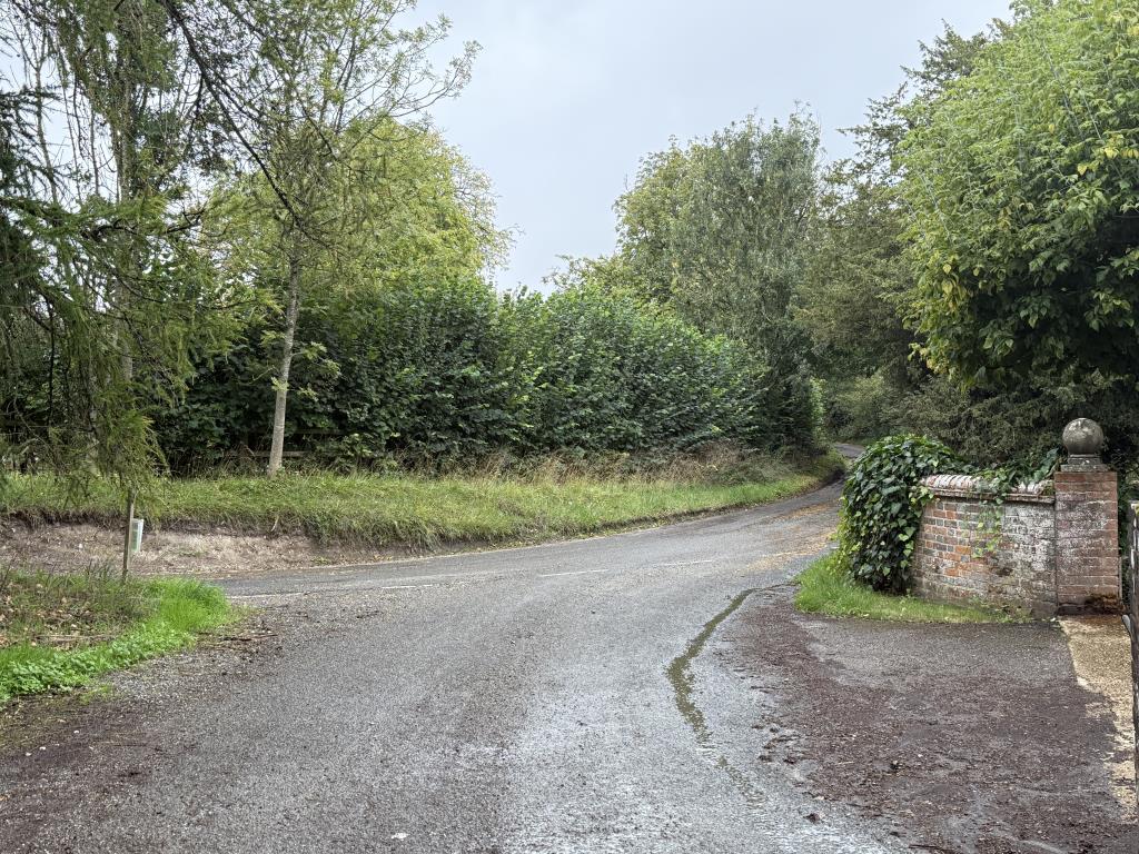 Lot: 60 - FREEHOLD INTEREST IN VARIOUS SMALL PARCELS OF LAND AND COUNTRY ROADWAYS - View of country lane